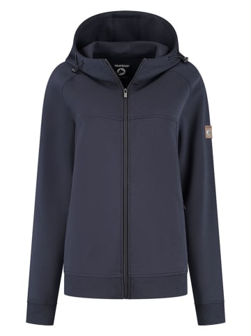 TRAVELIN' Sweatvest donkerblauw