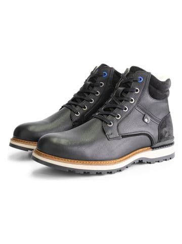 TRAVELIN' Leren boots "Sundby" zwart