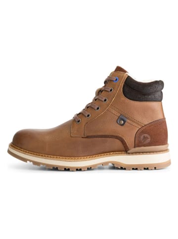 TRAVELIN' Leren boots "Sundby" lichtbruin