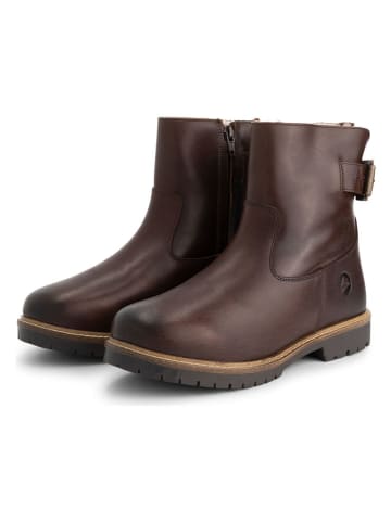 TRAVELIN' Leren boots "Tingvoll" bruin