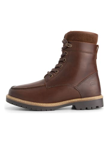TRAVELIN' Leder-Boots in Braun