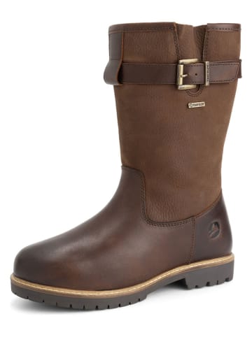 TRAVELIN' Leder-Boots "Vadso" in Braun