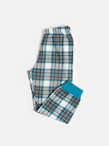 admas Piżama w kolorze niebiesko-beżowym