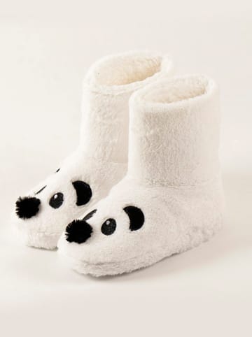 admas Kapcie w kolorze białym