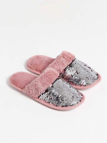 admas Kapcie w kolorze różowym