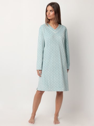 admas Koszula nocna w kolorze błękitnym