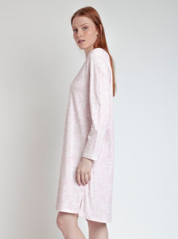 admas Nachthemd "La Vie Est Belle" lichtroze/wit