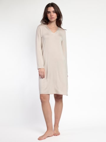 admas Koszula nocna "Luxury" w kolorze kremowym