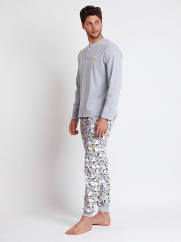 Peanuts Pyjama lichtgrijs