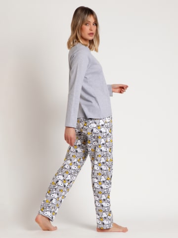 Peanuts Pyjama "Peanuts" in Grau