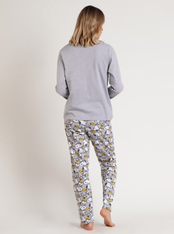 Peanuts Pyjama "Peanuts" in Grau
