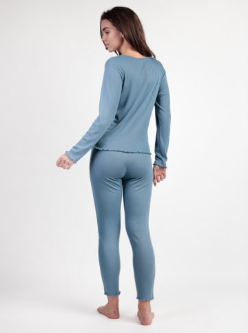 admas Piżama w kolorze niebieskim