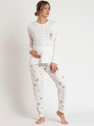Disney Umstandspyjama in Weiß