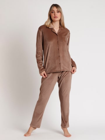 admas Pyjama "Relax Home" camel