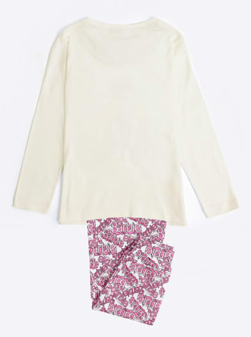 Barbie Pyjama "Barbie" crème/roze