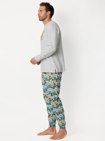 Disney Pyjama "Disney" in Hellgrau/ Türkis