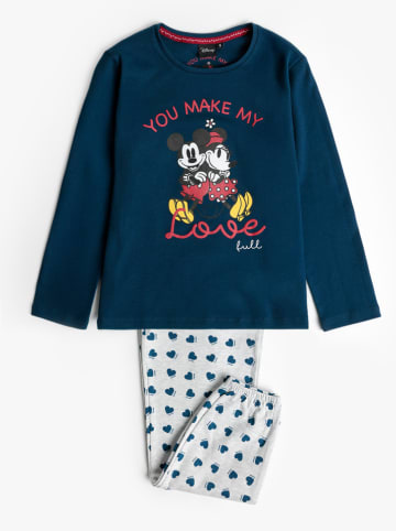 Disney Pyjama "Disney" donkerblauw/lichtgrijs