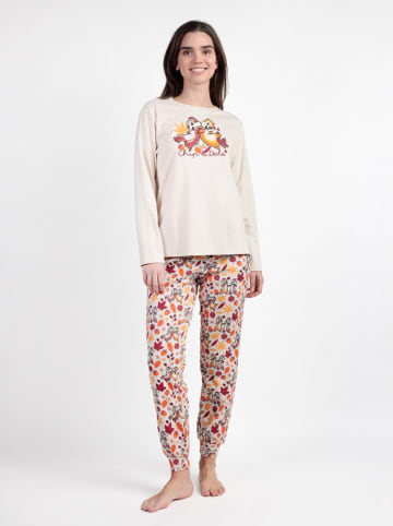 Disney Pyjama "Chip N´Dale" beige/rood