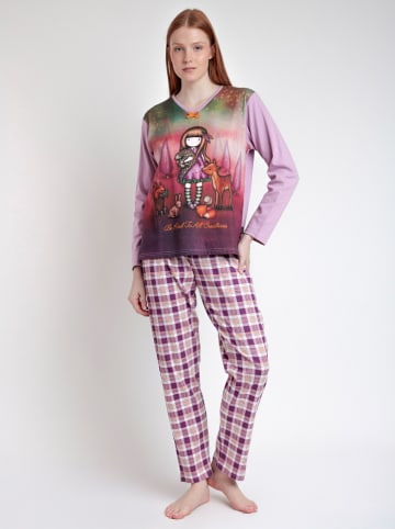SANTORO London Pyjama "Santoro Gorjuss" paars
