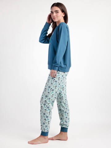 Peanuts Pyjama "Peanuts" in Blau