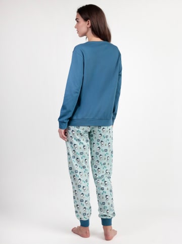 Peanuts Pyjama "Peanuts" blauw