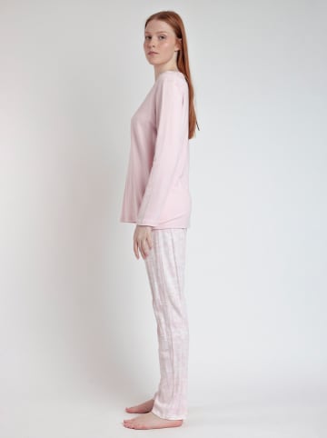 admas Pyjama "La Vie Est Belle" rosé