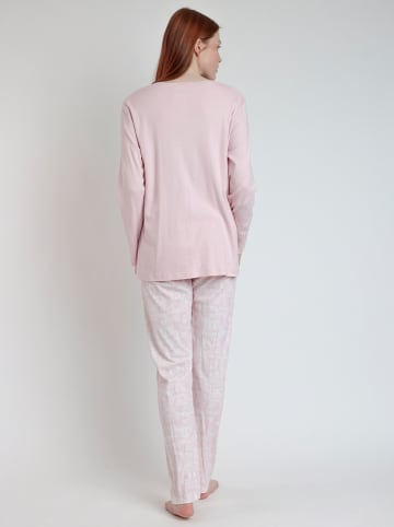 admas Pyjama "La Vie Est Belle" rosé