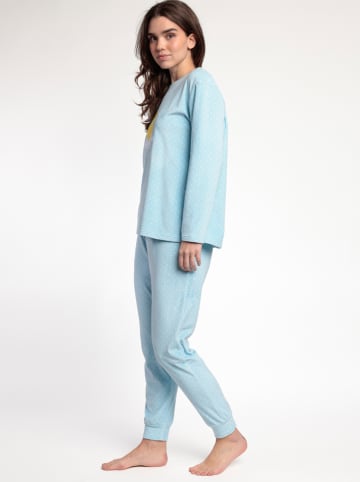 admas Pyjama "Sweet Duckling" lichtblauw