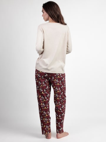 Disney Pyjama "Disney" beige/rood