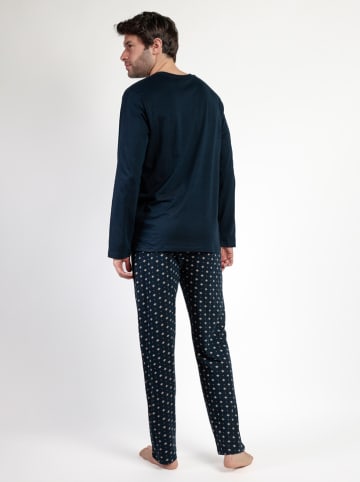 admas Pyjama "Admas Classic" donkerblauw