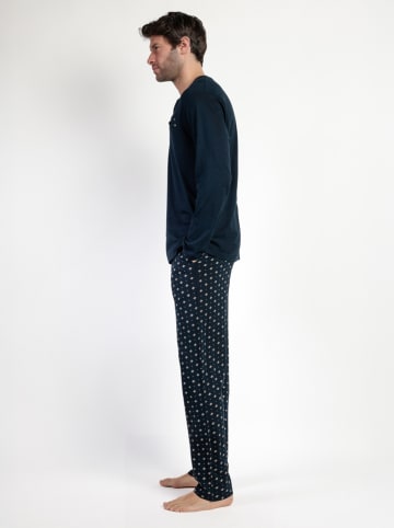 admas Pyjama "Admas Classic" donkerblauw