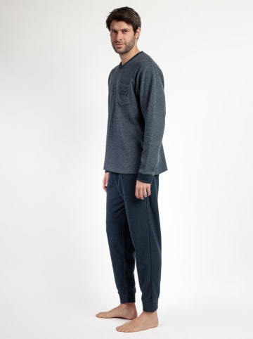 admas Piżama "Magnific" w kolorze granatowym