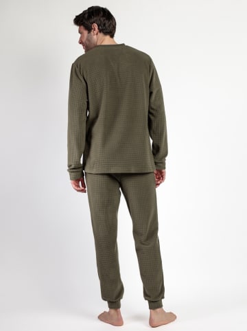 admas Pyjama "Admas home" in Khaki