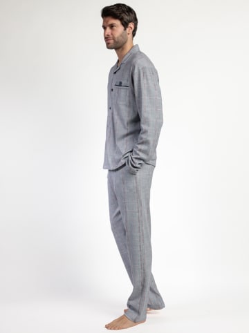 admas Pyjama "Admas classic" donkerblauw