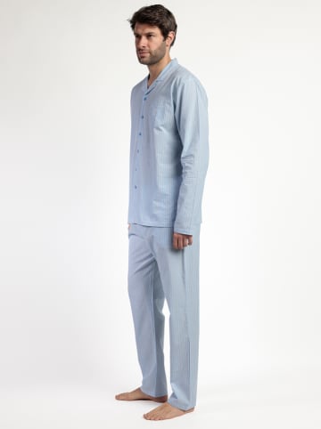 admas Pyjama "Admas home" lichtblauw