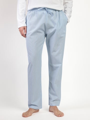 admas Pyjamabroek "Admas home" lichtblauw