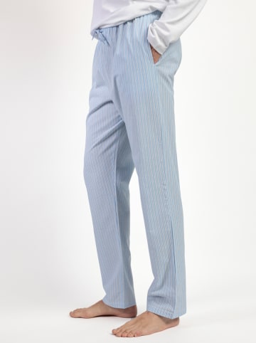 admas Pyjamabroek "Admas home" lichtblauw