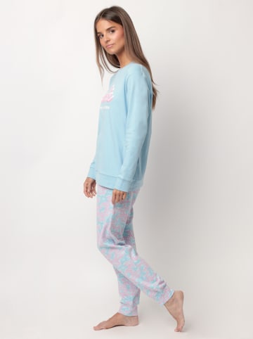 Barbie Pyjama "Barbie" in Hellblau