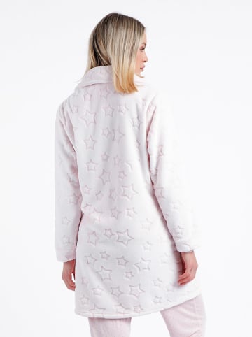 admas Fleece vest lichtroze