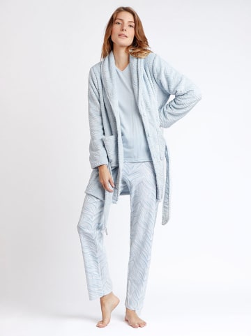 admas Bademantel in Hellblau