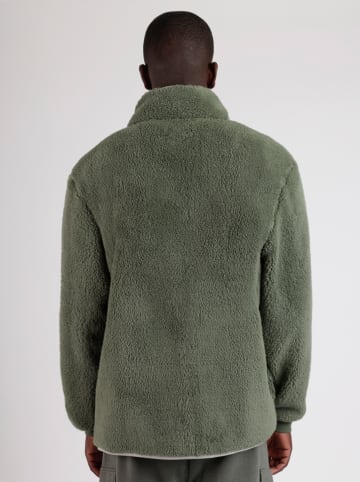 admas Fleecejacke "New plan" in Dunkelgrün