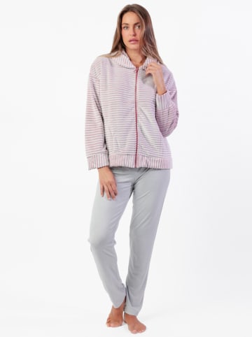 admas Fleecejacke "Magic time" in Flieder