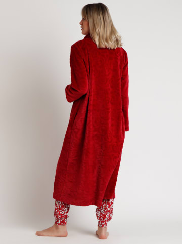 admas Fleece mantel "Admas garden" rood