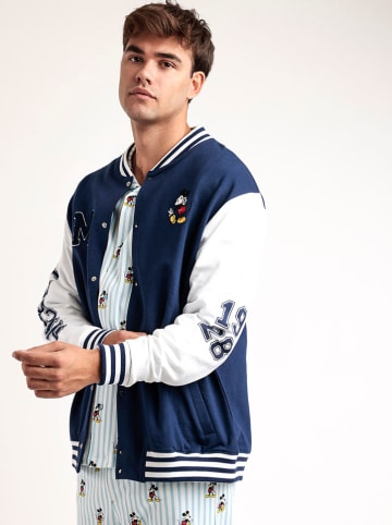 Disney Sweatjacke in Blau/ Weiß