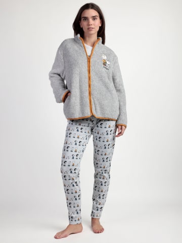 Peanuts Fleecejacke "Peanuts" in Grau
