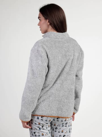 Peanuts Kurtka polarowa "Peanuts" w kolorze szarym