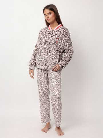 Disney Fleecejacke "Peanuts" in Rosé/ Schwarz