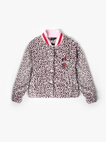 Disney Fleecejacke "Disney" in Rosa/ Schwarz