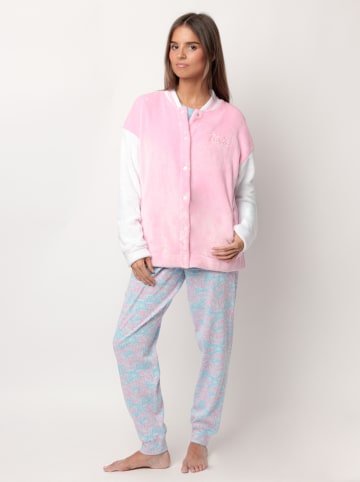 Barbie Fleecejacke "Barbie" in Rosa/ Weiß