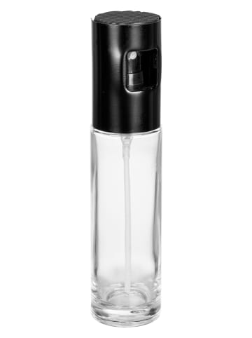 Wenko Azijn-/oliedispenser "Nevo" transparant/zwart - 100 ml